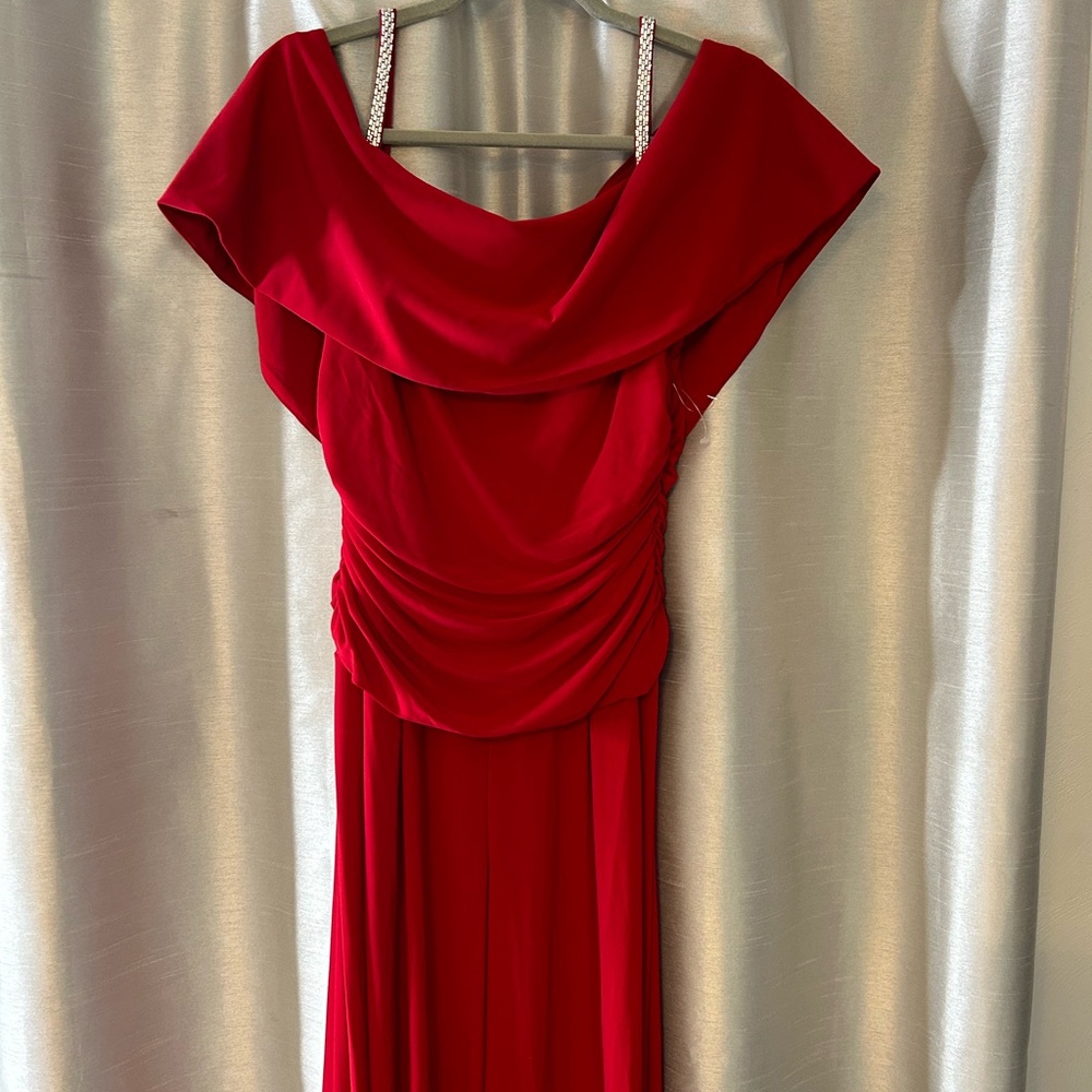 Super sexy jumpsuit with bling on shoulders cut off shoulder jumpsuit.